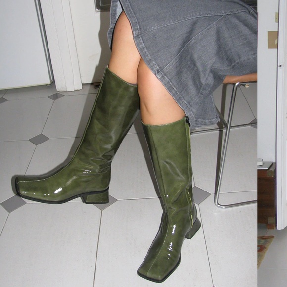 ISO Paloma Wool Tall Cosima Boot in Green - Picture 2 of 3